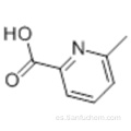 Ácido 6-metil-2-piridinacarboxílico CAS 934-60-1